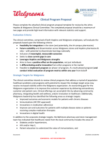 Clinical Program Proposal