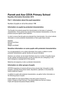 Equality Information - Parrett and Axe Primary School