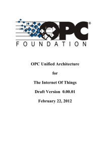 OPC_Unified Architecture for the Internet Of Things_0.00.01