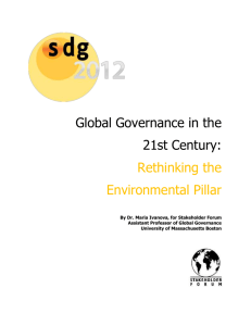 Global Governance in the 21st Century