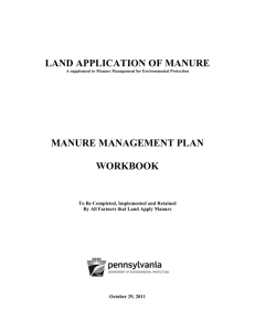 Manure Management Plan Workbook