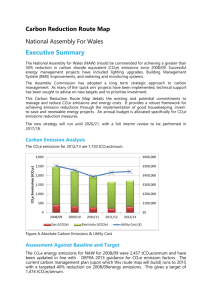 Carbon Reduction Routemap – Executive Summary