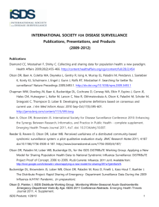 Publications - International Society for Disease Surveillance
