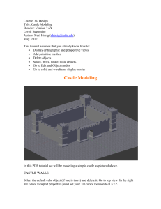 CastleModeling - Blender 3D Design Course