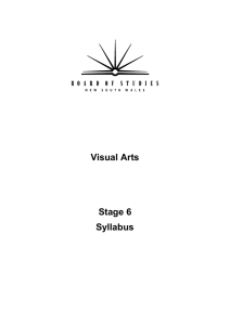 Visual Arts Stage 6 Syllabus