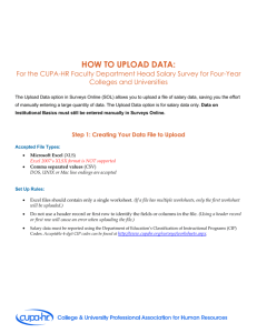 Upload Instructions - CUPA-HR