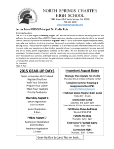2015 summer mailer and gear up days
