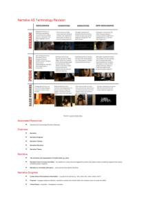 Narrative AS Terminology Revision