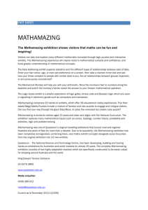 Mathamazing Fact Sheet
