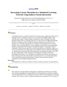 Koper_Increasing Learner Retention in a Simulated