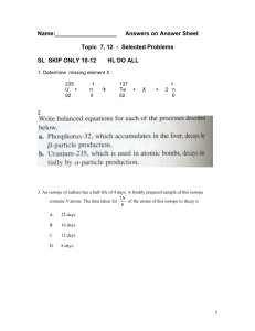 Handout Topic 7, 12 selected problems 2015