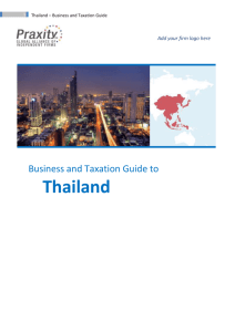 Tax guide - Thailand