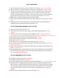 Unit 1 Test Review