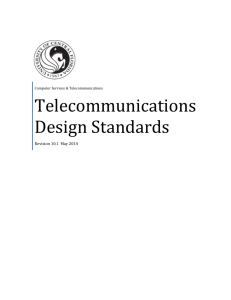 Telecommunications Design Standards