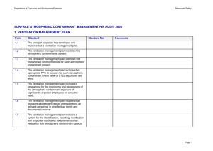 surface atmospheric contaminant management hif audit 2008