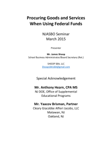 Federal Funds Presentation