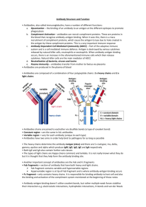 Antibody Structure and Function - PBL-J-2015