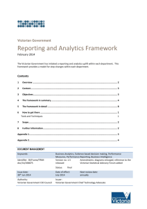 Reporting and Analytics Framework