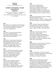 Award Recipients from 1986 through 2012