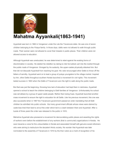 Mahatma Ayyankali