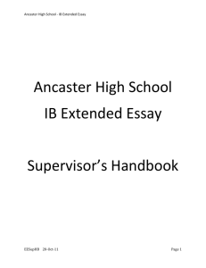 Supervisor`s Handbook