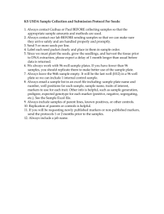 USDA-KSU Sample Collection and Submission Protocols