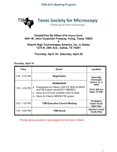 Saturday, April 20 - Texas Society for Microscopy