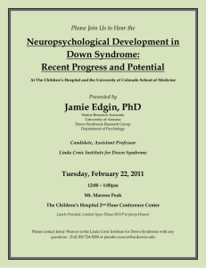 Jamie Edgin, PhD - University of Colorado Denver
