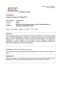 2014 Annual Interference Statistics