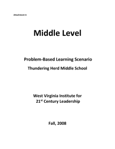 Middle School - West Virginia Department of Education