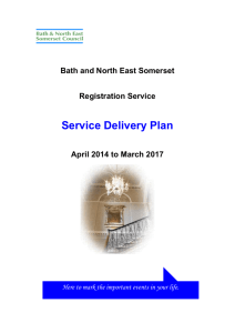 Registration Service Delivery Plan 2014 to 2017