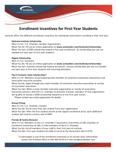 Enrollment Incentives - Institute for Organization Management
