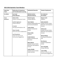 Student Development Committees 2014