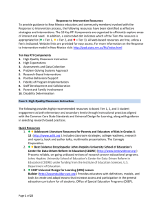 NMPED RTI Resources - New Mexico State Department of Education