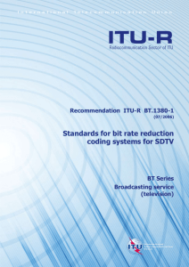 Recommendation ITU-R BT.1380-1