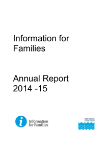 Annual Report 2014/15 - What is parentlinksussex.org.uk?