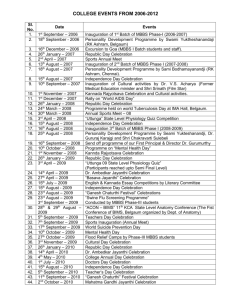 Click here to view details of College Events from 2006-2012