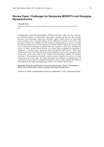 Challenges for Nanoscale MOSFETs and Emerging Nanoelectronics