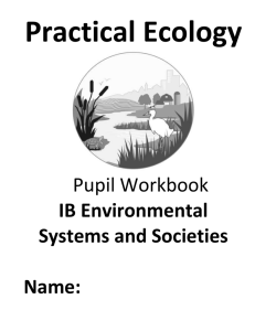 Practical Ecology booklet