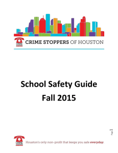 School Safety Guide Fall 2015
