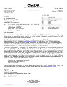 C. Emissions Unit Terms and Conditions