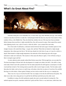 Reading Handout- Whats So Great About Fire