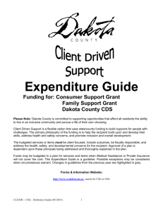 CDS Expenditure Guide