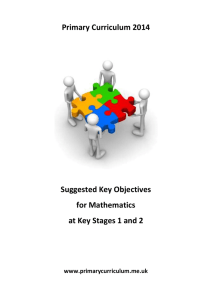 Maths Key Objectives