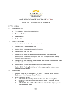SECTION 07545 THERMOPLASTIC POLYOLEFIN MEMBRANE