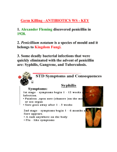 Germ Killing Questions KEY - Mr. Lesiuk