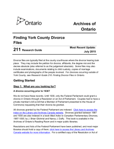 Finding York County Divorce Files
