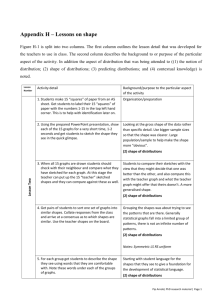 Shape activity Level 5 Statistics