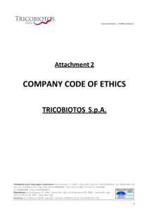 company code of ethics