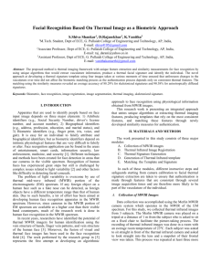 Facial Recognition Based On Thermal Image as a Biometric